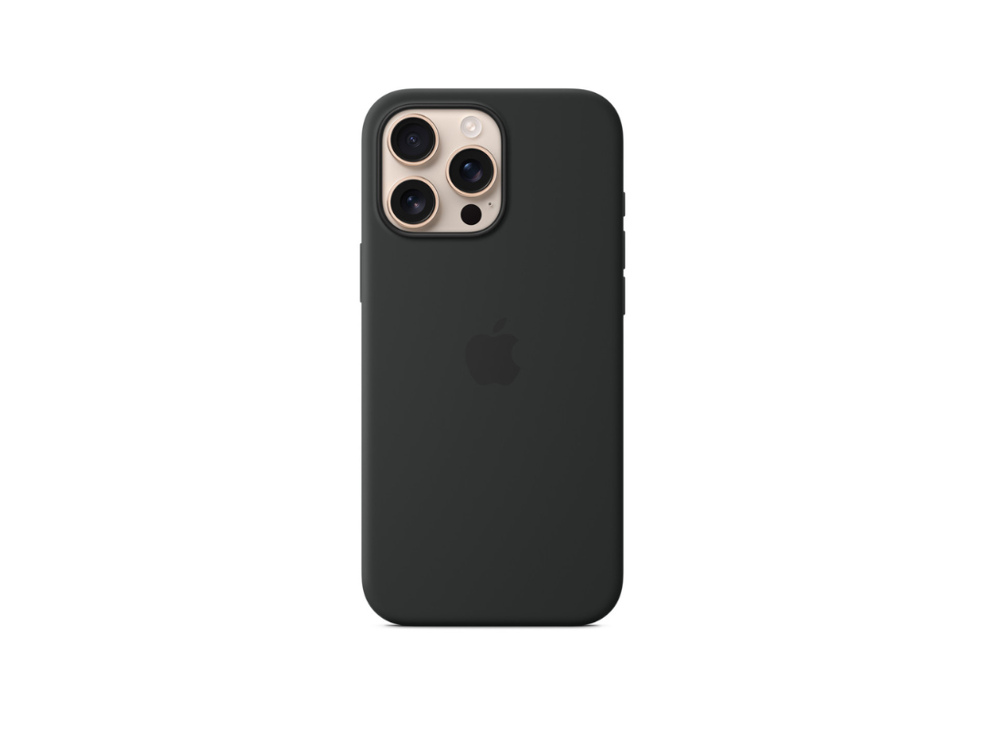 iPhone 16 Pro Max Silicone Case with MagSafe – Black iPhone 16 Pro Max Silicone Case with MagSafe – Black